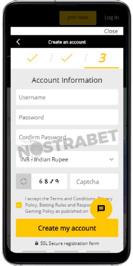Create a 10CRIC Account >> 1.